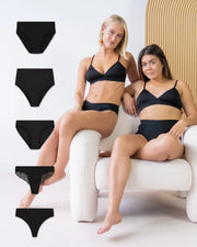 Bundel 5 stuks menstruatie ondergoed (-17.5%)