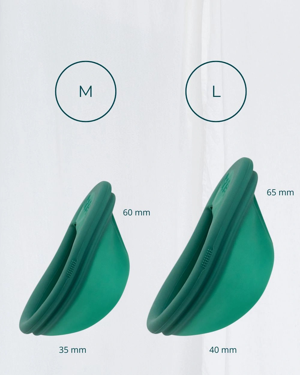 maatkeuze menstruatiedisc welke maat maatadvies disc 