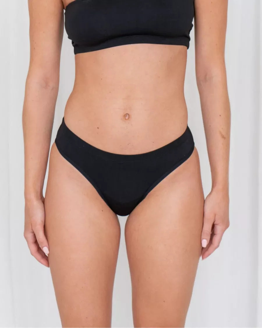 Mid-waist bikini bottom | Menstruatie zwembroek