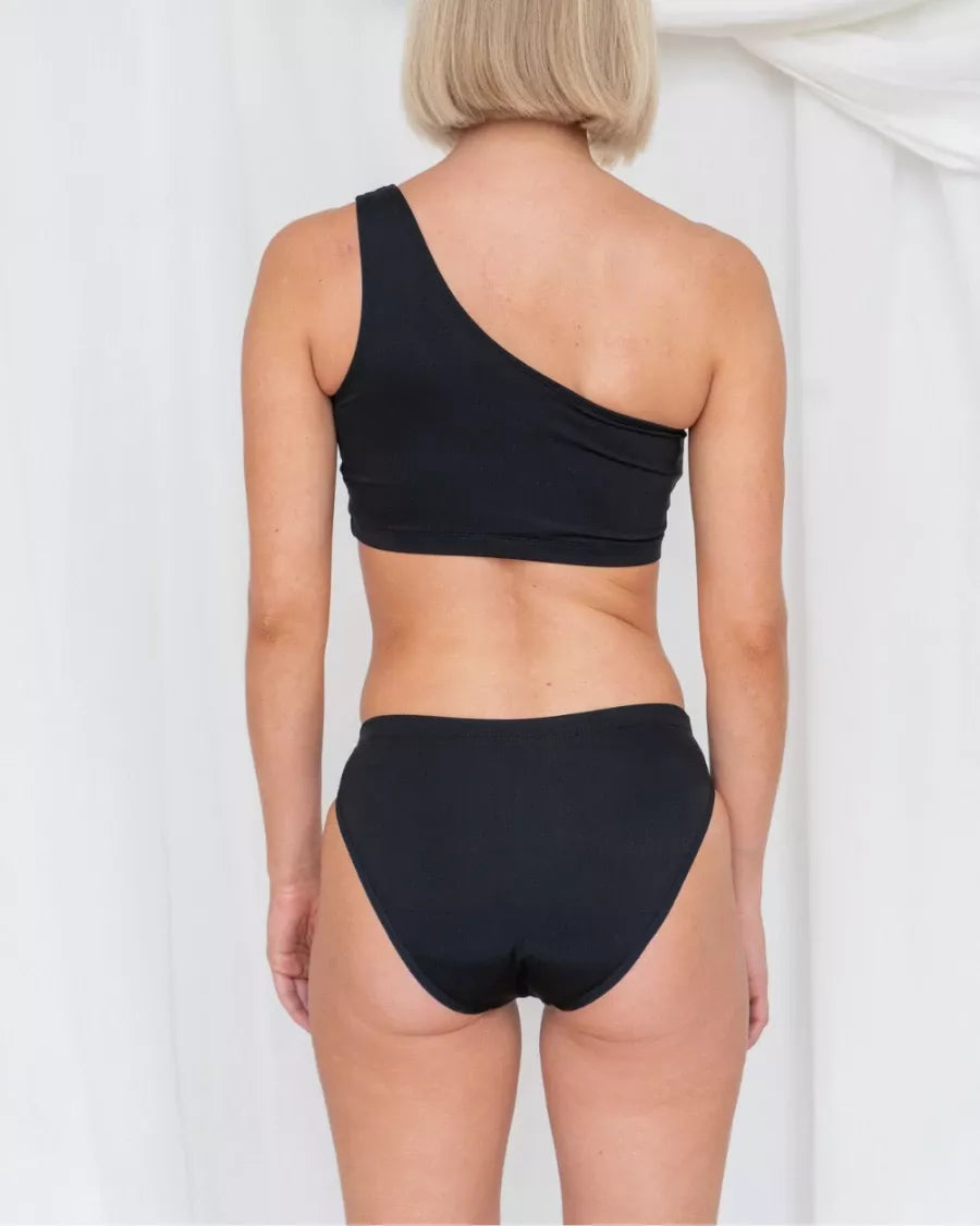 Mid-waist bikini bottom | Menstruatie zwembroek
