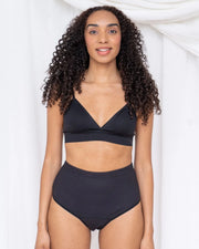 Super high-waist rib | Menstruatie onderbroek