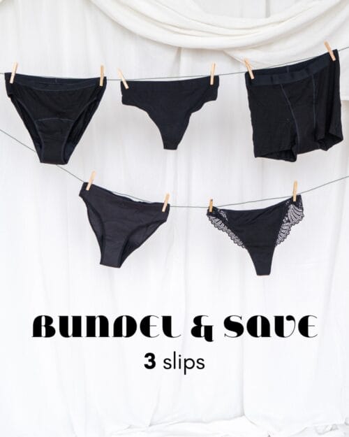 3 stuks product bundel (-15%) | Menstruatieondergoed