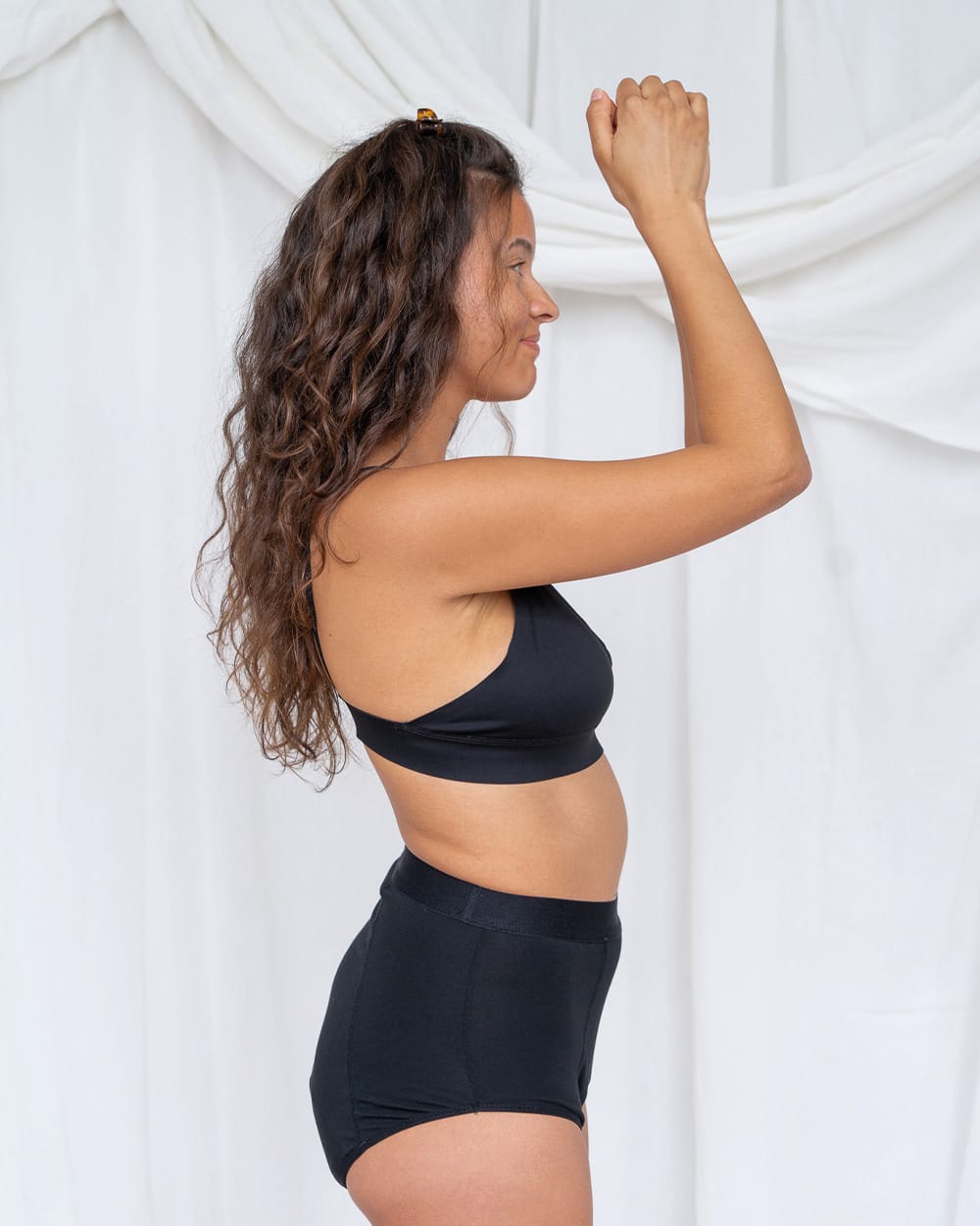 Zijkant van Comfy Super High-waist - Menstruatie Ondergoed