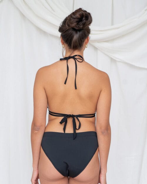 Achterkant van Triangle bikinitop - Menstruatie Zwemkleding